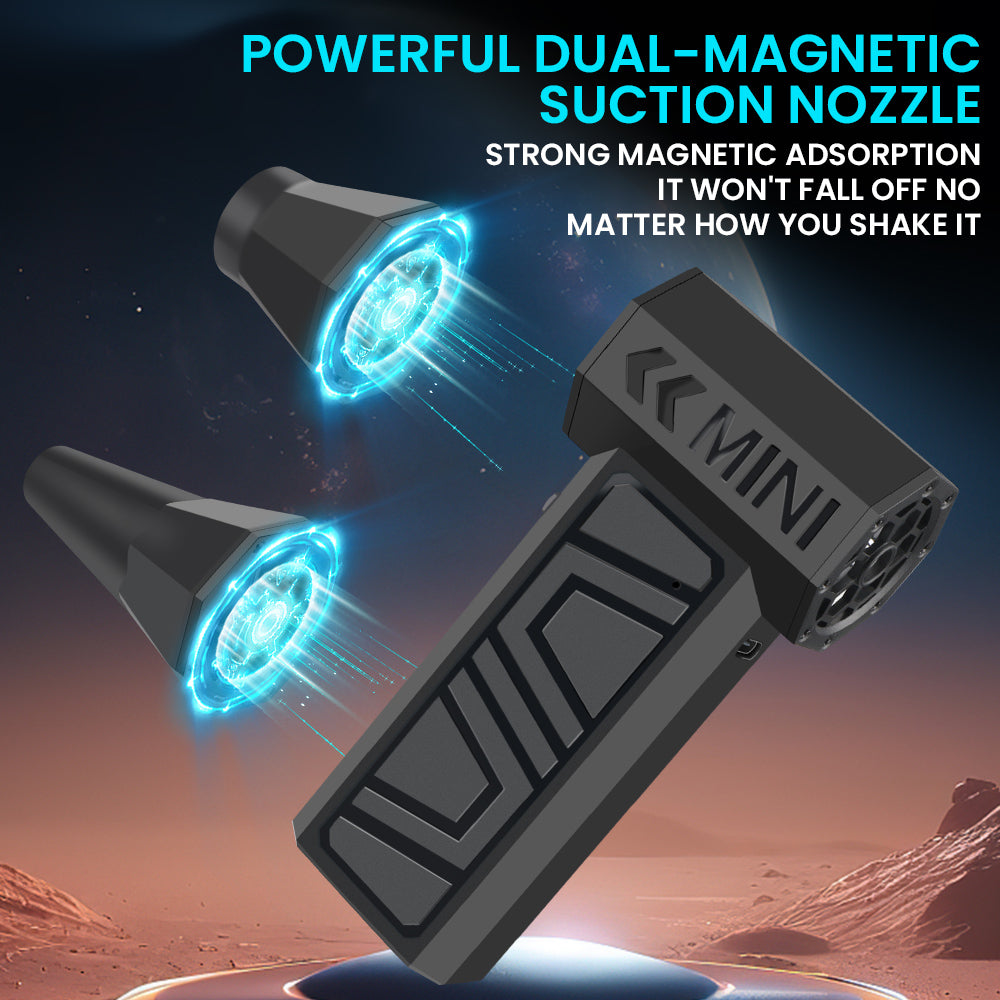 Compact Turbo Jet Fan: Powerful & Portable Cleaning Solution