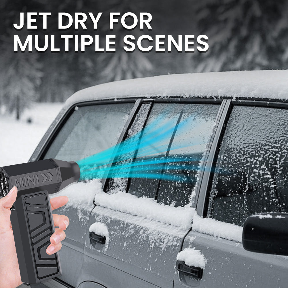 Compact Turbo Jet Fan: Powerful & Portable Cleaning Solution