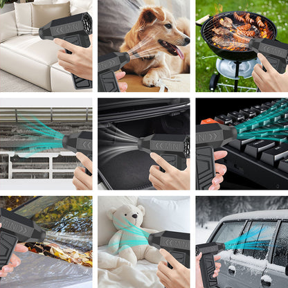 Compact Turbo Jet Fan: Powerful & Portable Cleaning Solution