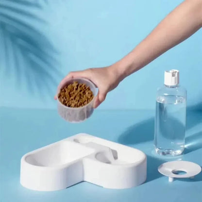 Dual-Function Pet Bowl: Stylish Hydration & Feeding Solution