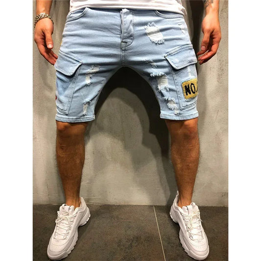 Slim Denim Shorts – Light & Breathable