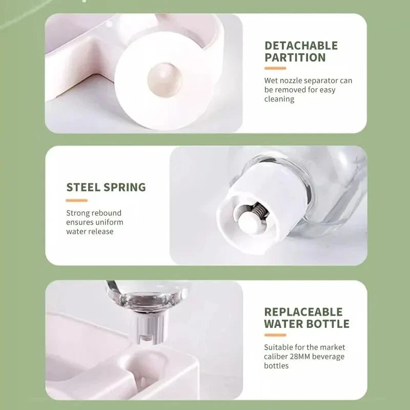Dual-Function Pet Bowl: Stylish Hydration & Feeding Solution