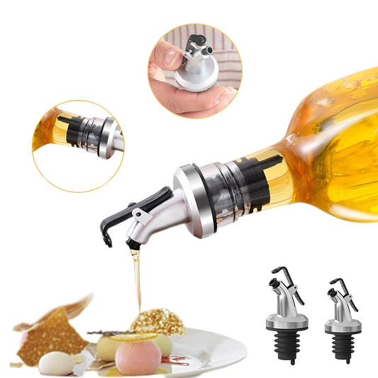 Premium Leak-Proof Stainless Steel Olive Oil Dispenser Set
