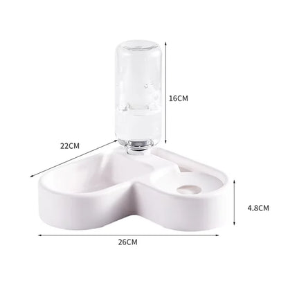 Dual-Function Pet Bowl: Stylish Hydration & Feeding Solution