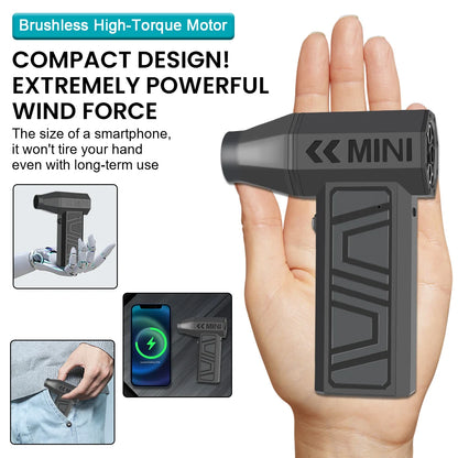 Compact Turbo Jet Fan: Powerful & Portable Cleaning Solution