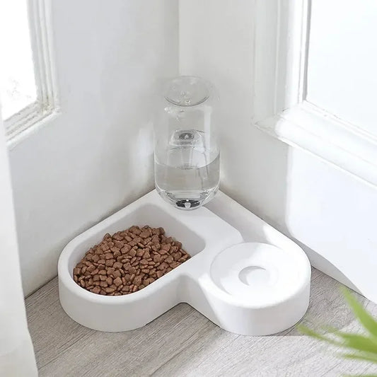 Dual-Function Pet Bowl: Stylish Hydration & Feeding Solution