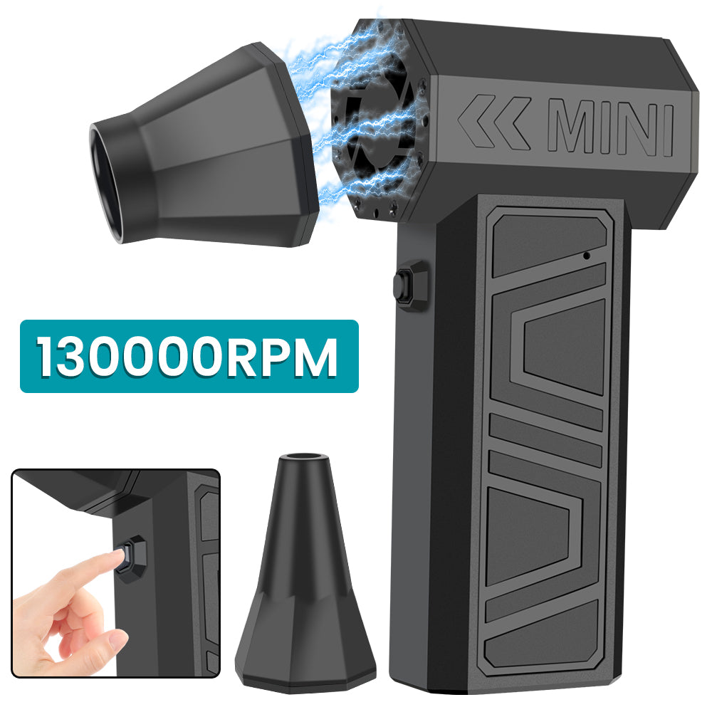 Compact Turbo Jet Fan: Powerful & Portable Cleaning Solution